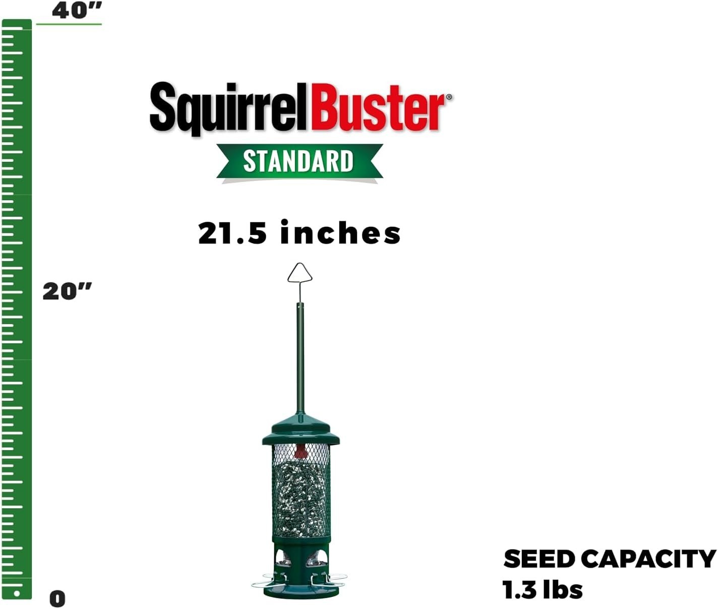 NEW! Brome Squirrel Buster Standard Bird Feeder 9073 Squirrel Proof Free Ships