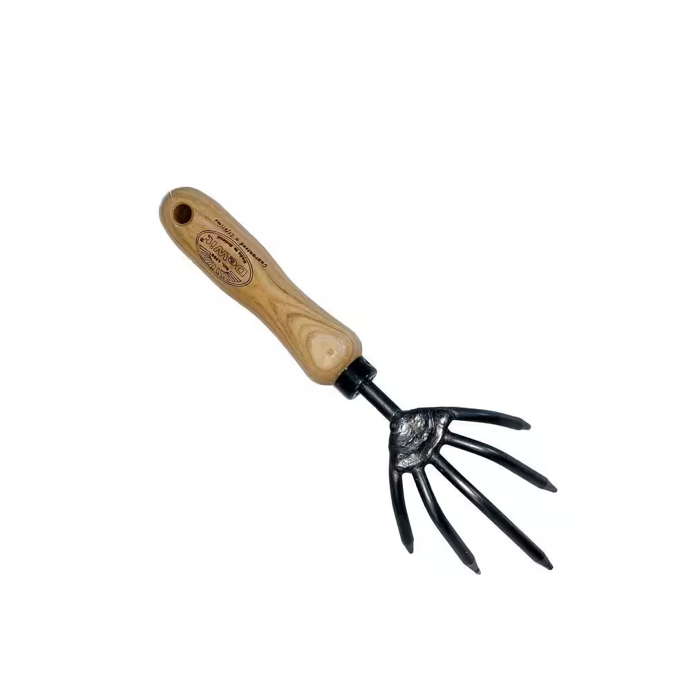 5 In. X 9.9 In. L Handle Hand Claw Cultivator with 5-Tines