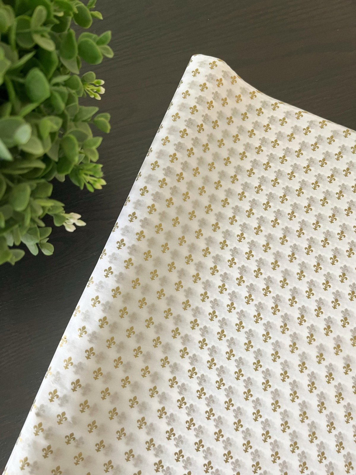 FLEUR DE LIS Design Tissue Paper Sheet Choose Size & Package Amount