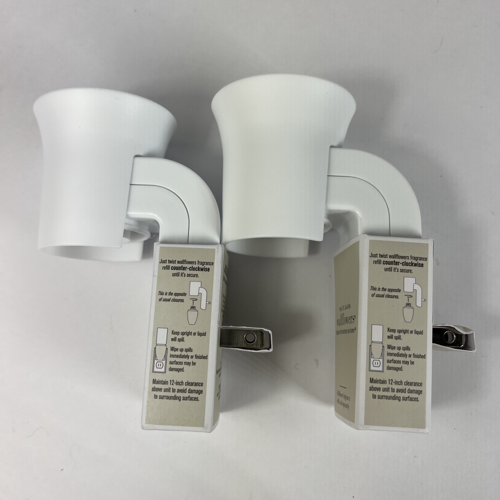 Bath & Body Works White Flare Wallflowers Fragrance Plug-In Diffuser – Pack of 2
