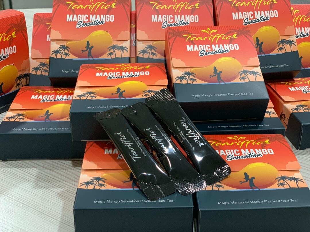 TEARRIFIC MAGIC MANGO SENTATION ICED TEA ( 12 SACHETS EACH BOX ) UNISEX GO WILD