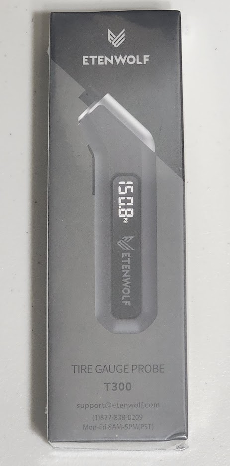 ETENWOLF T300 Digital Tire Pressure Gauge 3-200 PSI, Industrial Space Grey