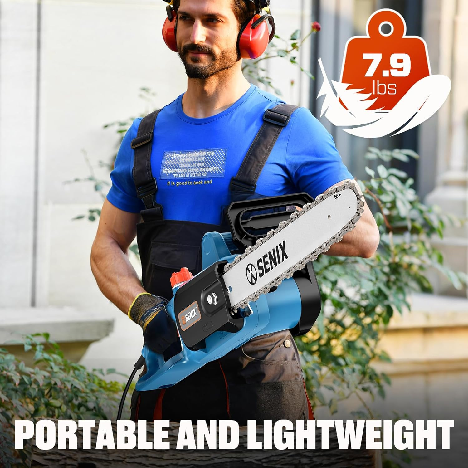 Electric Chainsaw, 14″ Corded Chainsaw,10 Amp Chain Saw for Wood Cutting, Tree T