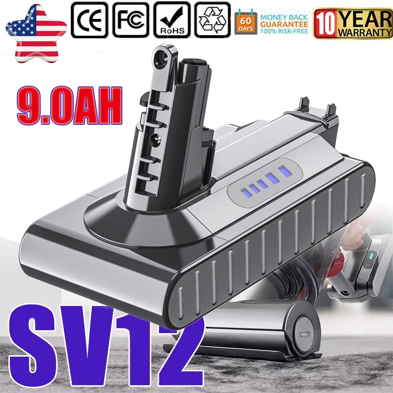NEW 25.2V 9000mAh V10 Battery for Dyson V10 Animal Absolute 969352-02 SV12
