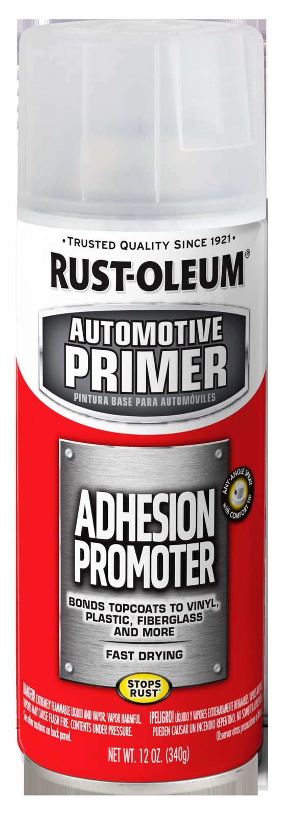 Rust-oleum Automotive Adhesion Promoter Clear Spray Paint For Vinyl Plastic 1…