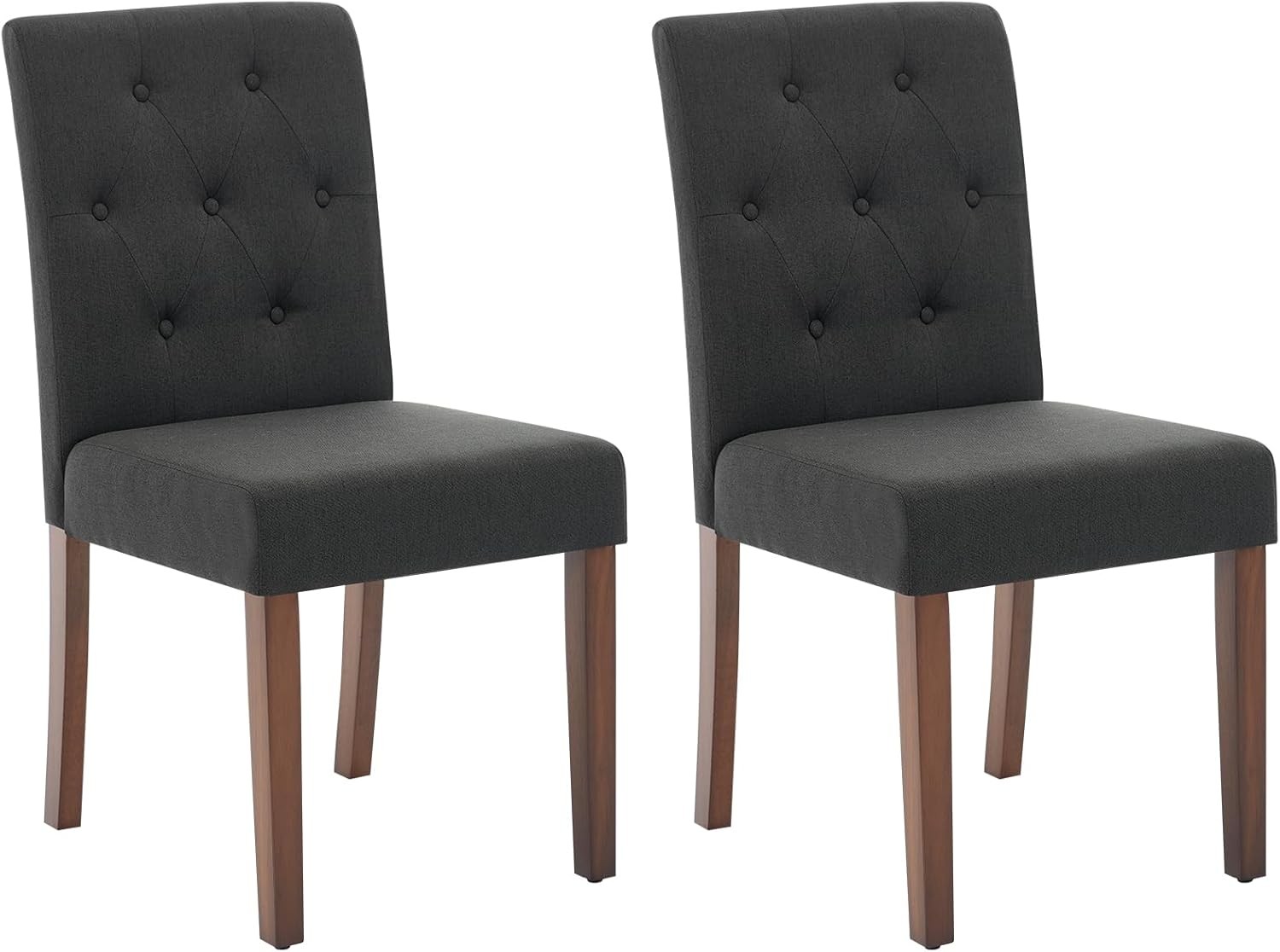 GARVEE Upholstered Dining Chairs Fabric Parsons Dining Room Chair with Wood Legs