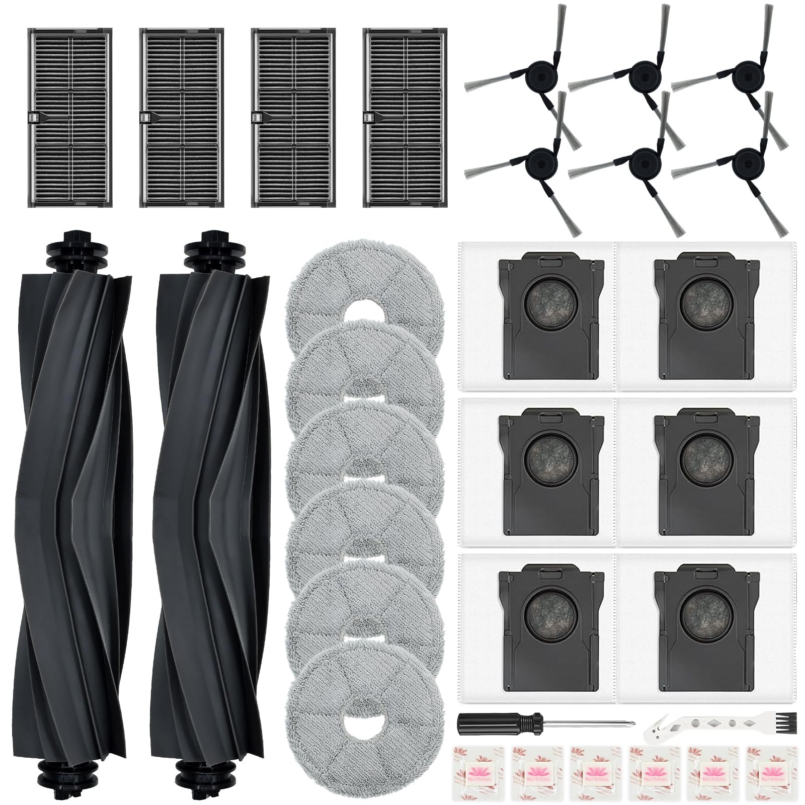 Bpbdzz Replacement Kit for Dreame X40 Ultra/X40 Master/L40 Ultra Gen 2 & Mova…