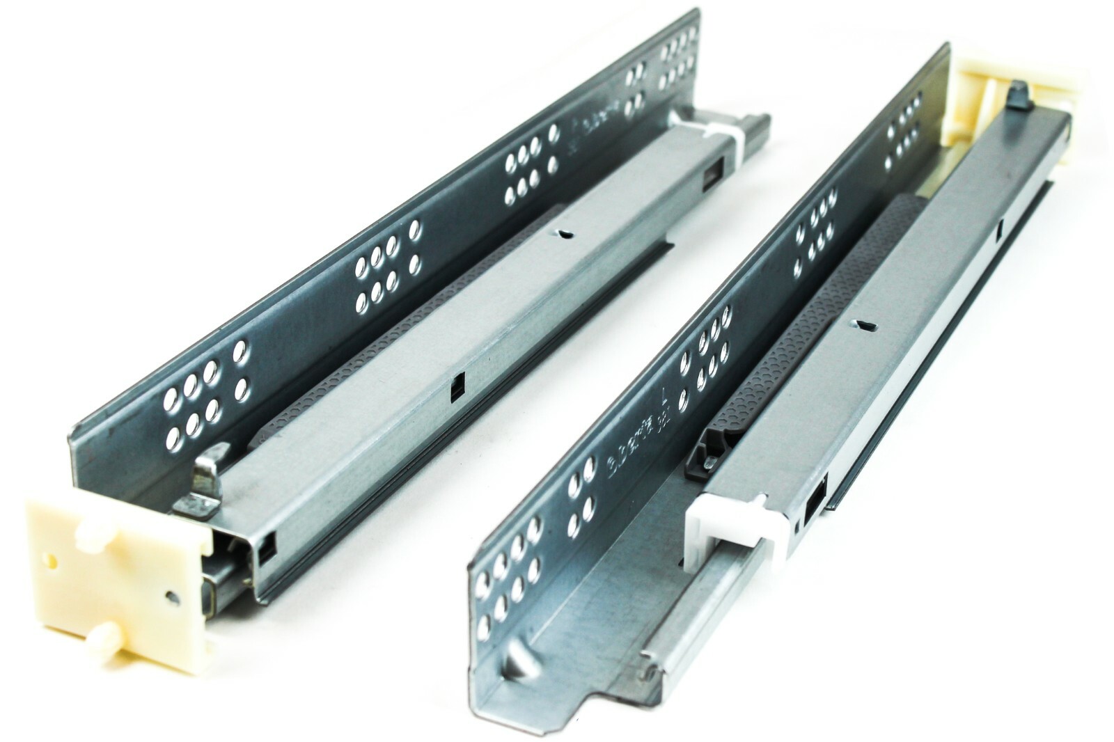 Soft Close Under Mounted 9″-21″ Drawer Slide 100 Lb Load Rating with Screws