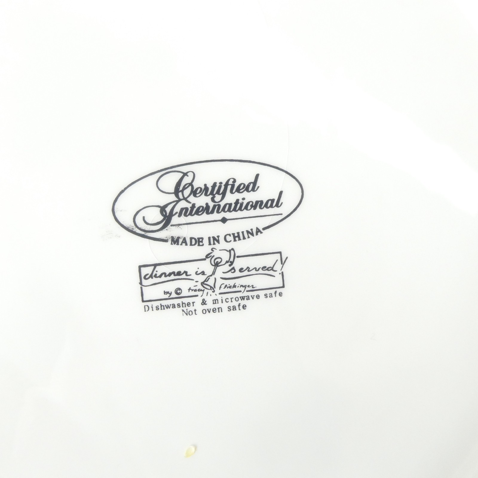 Large Serving Bowl 13″ Certified International Dinner is Served Tracy Flickinger