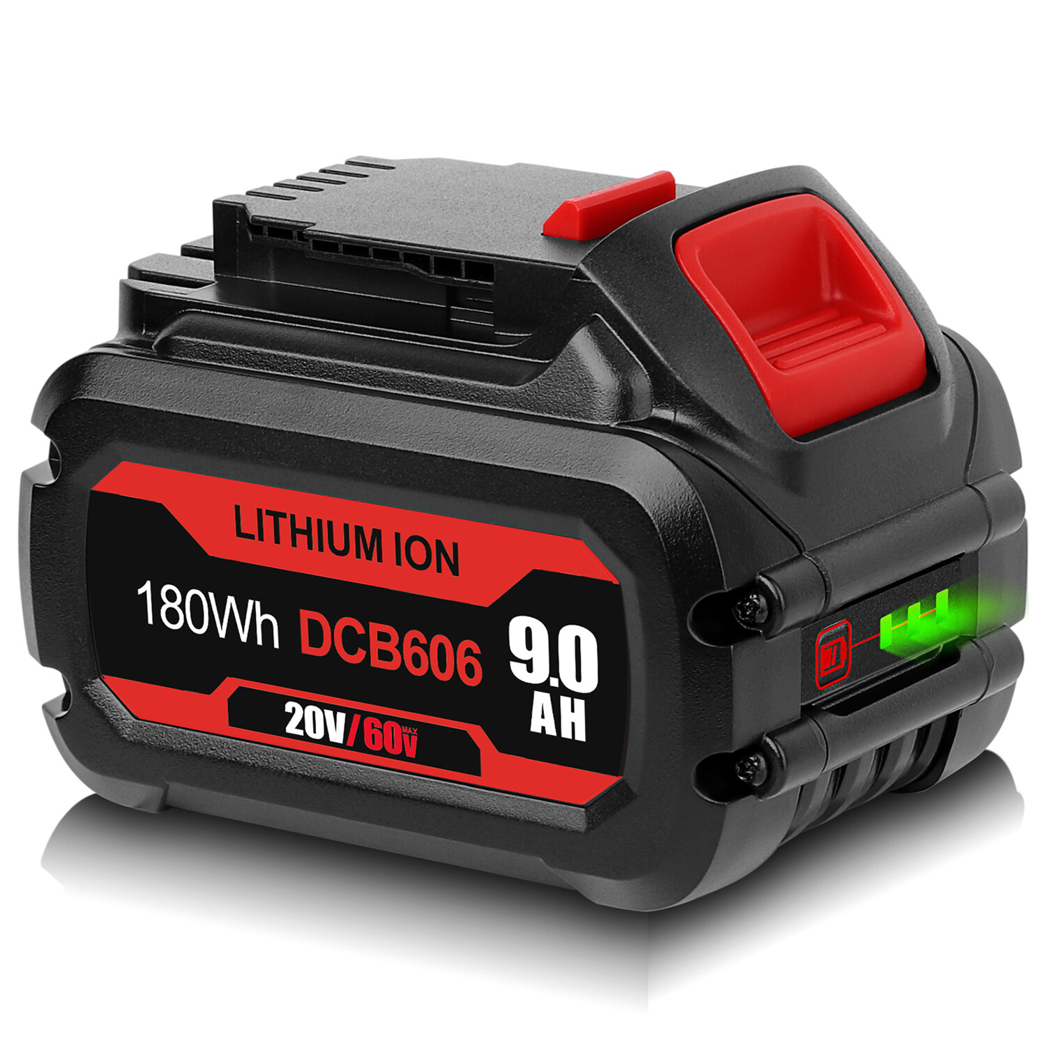 New DCB609-2 For DEWALT FLEXVOLT 20V/60V 9Ah MAX Lithium-Ion Battery Pack DCB606