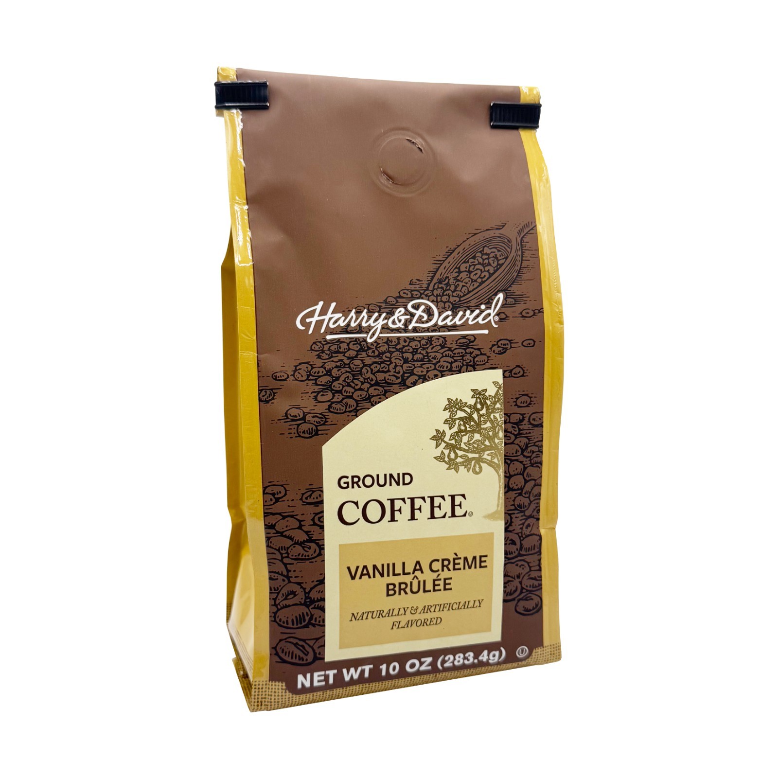 Harry & David Ground Coffee Vanilla Crème Brûlée 10 oz Flavored Coffee Bag