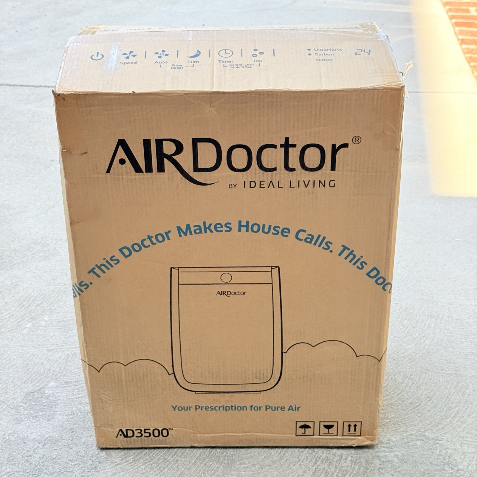 AirDoctor AD3500 Air Purifier Open Box | UltraHEPA Filter | Large Room Open Box