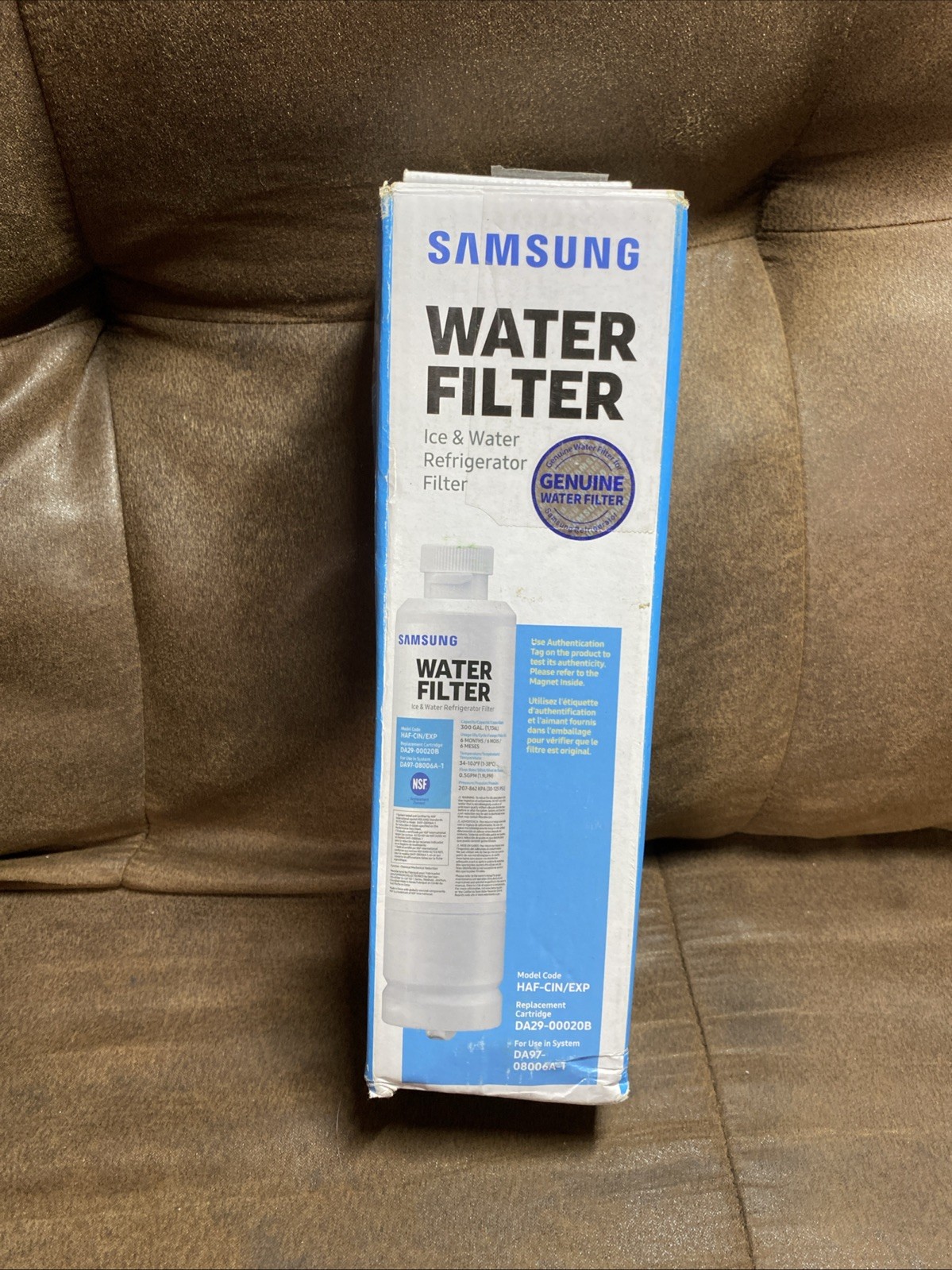 Samsung Refrigerator Water Filter HAF-CIN/EXP DA29-00020B -Damaged Box Sealed