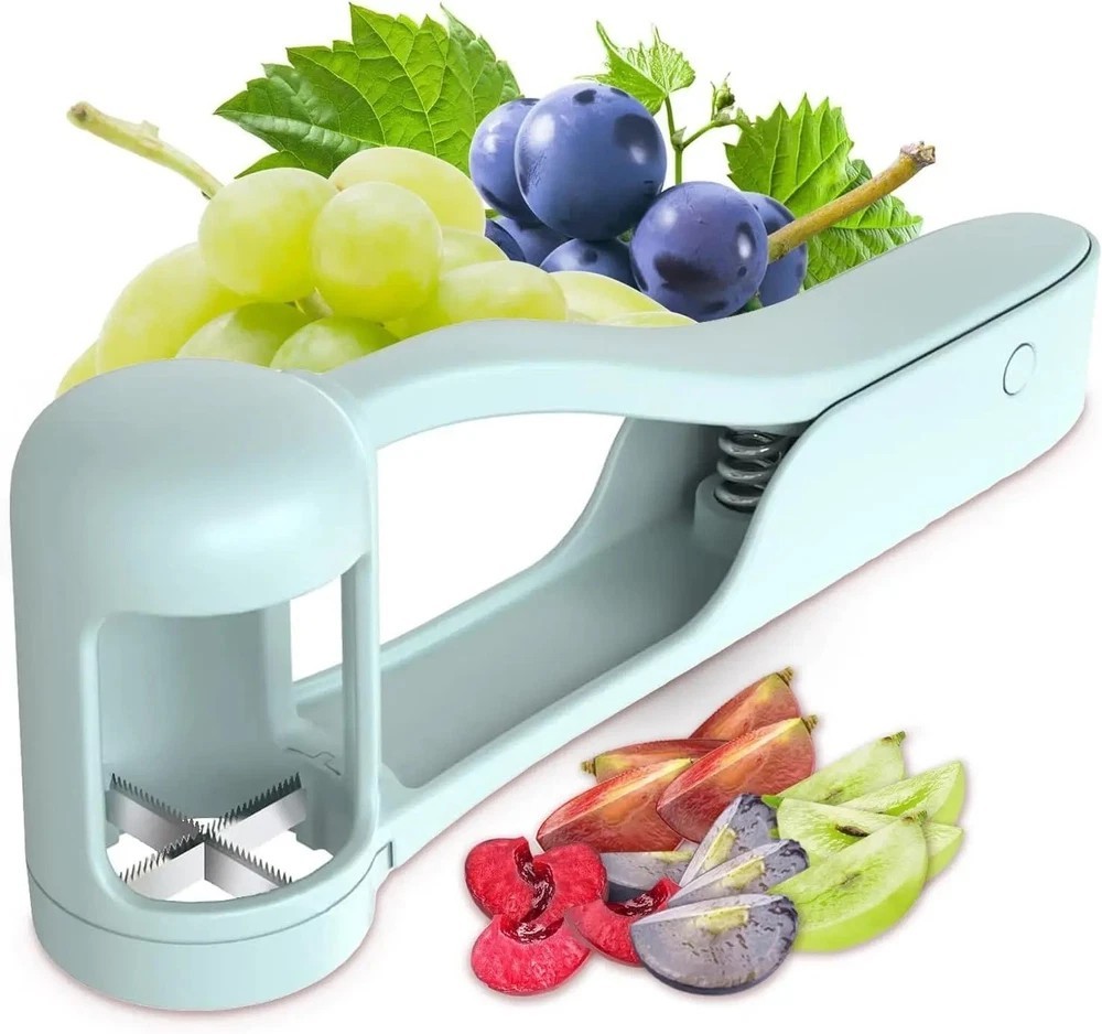 Tomato-Slicer Cutter Grape Tools Cherry Fruit Salad Splitter Artifact for Toddle