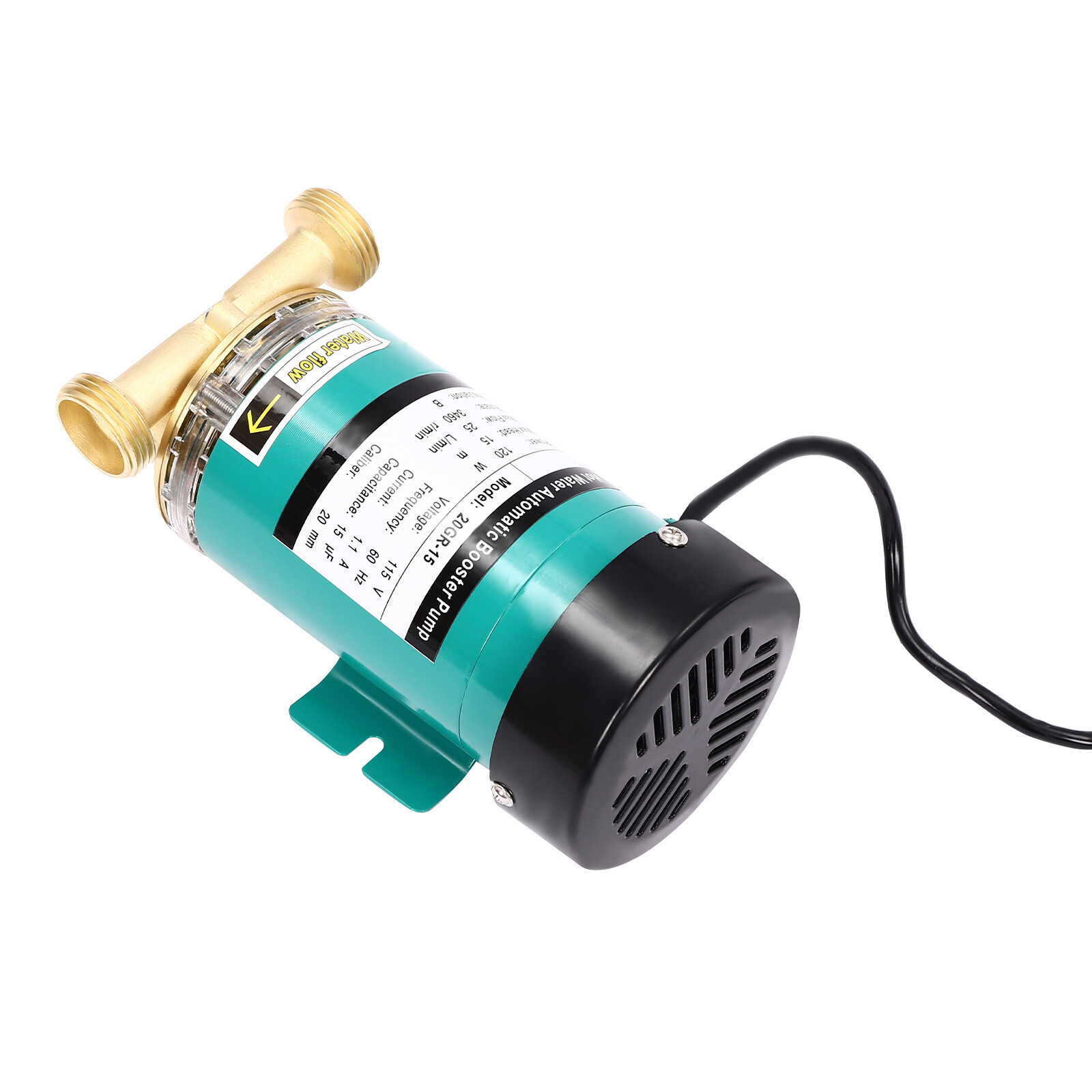 120W 115V Automatic Water Pressure Booster Pump for Home Showers