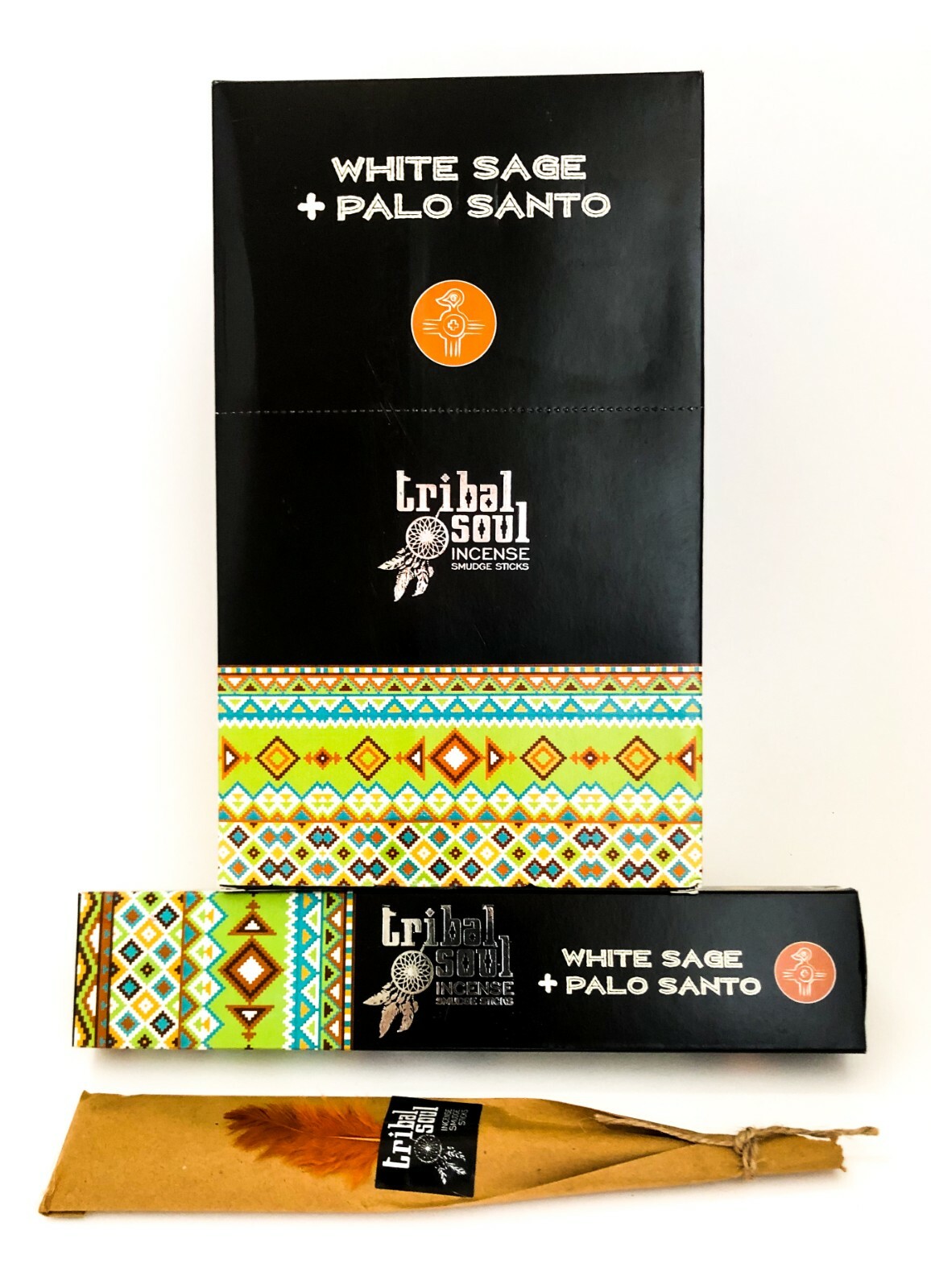 Tribal Soul White Sage Palo Santo Incense Sticks – Pick 15-30-60-75-90-180 grams