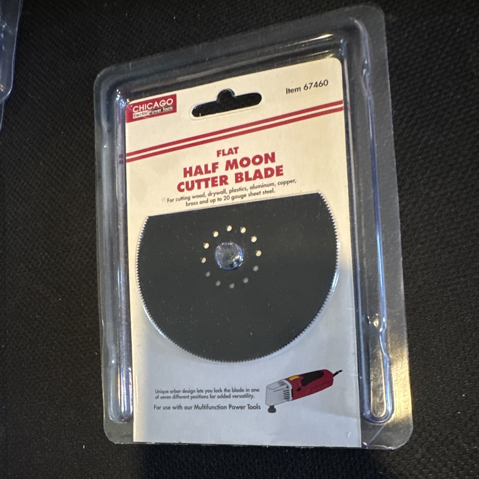 5 pack Chicago Electric Circular Saw Blade 3-1/8 in 22 TPI HSS Black MPN 67460