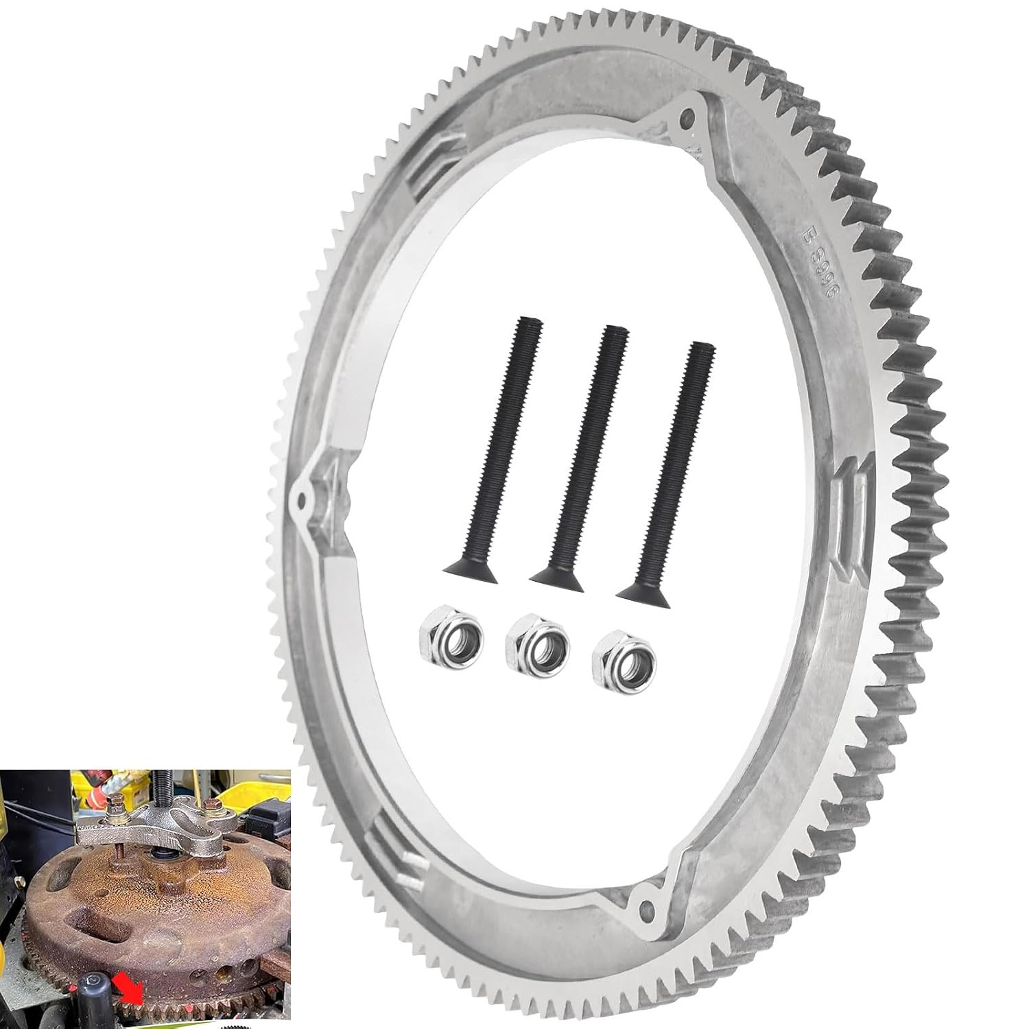 1 Set Upgraded Aluminum Alloy 499612 Ring Gear Durable & Wear-Resistant Compatib