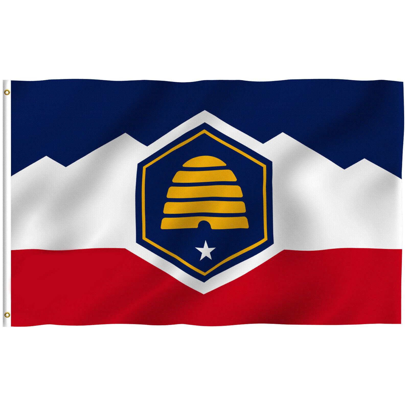 100D 3×5 Feet New Utah State Flag – New Utah UT Flags Polyester