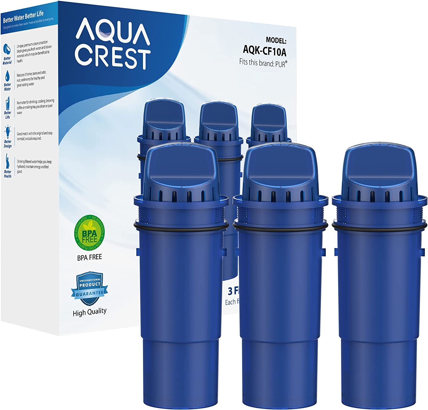 AQUA CREST Replacement for 950Z, PPF951K, CR-1100C, PPT700W, CR-6000C,PPT711W