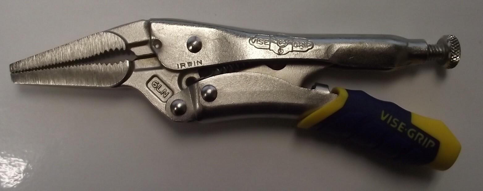 Irwin 6LN 6″ Fast Release Long Reach Locking Pliers Blue Handle BULK