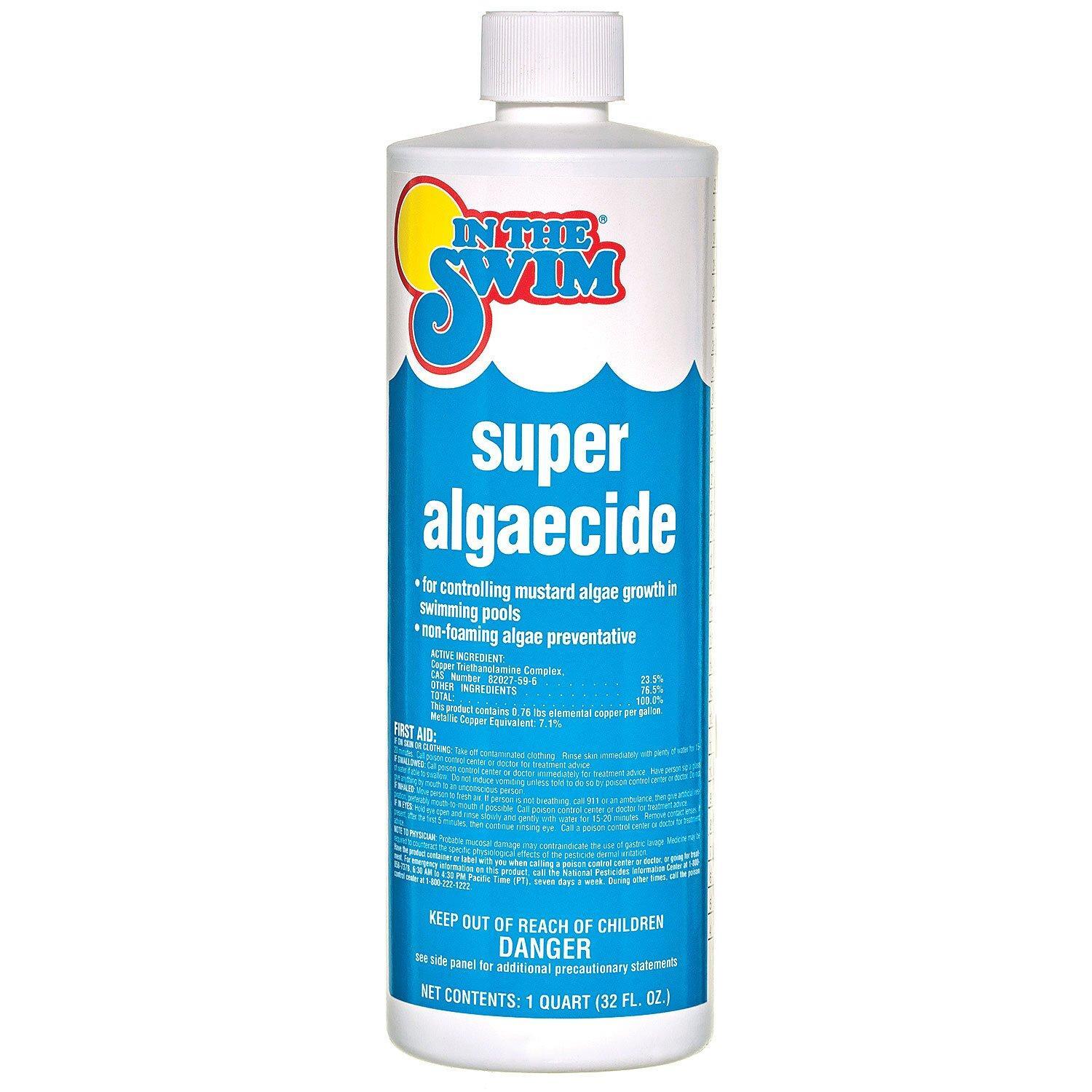 In The Swim Super Algaecide For Above Ground or Inground Swimming Pools – Low