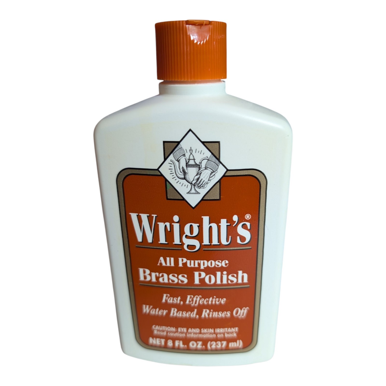 1 Wright’s Brass Copper Chrome Bronze Pewter Polish Cleaner 8oz Discontinued