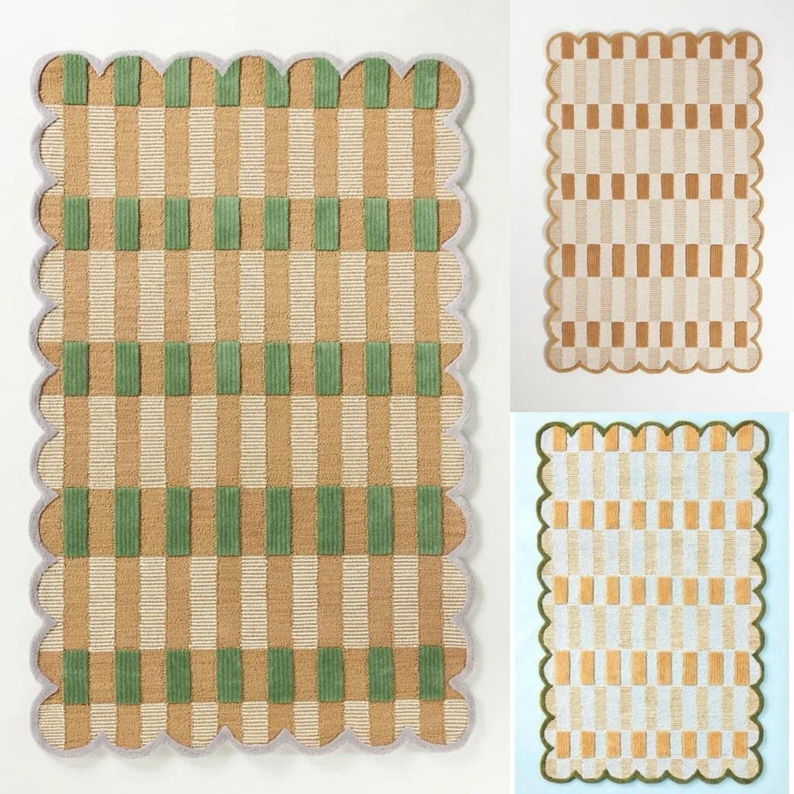 Matilda Goad Paid Hand Tufted Area Rug Irregular Shape Rug Anthropologie Rug9x12