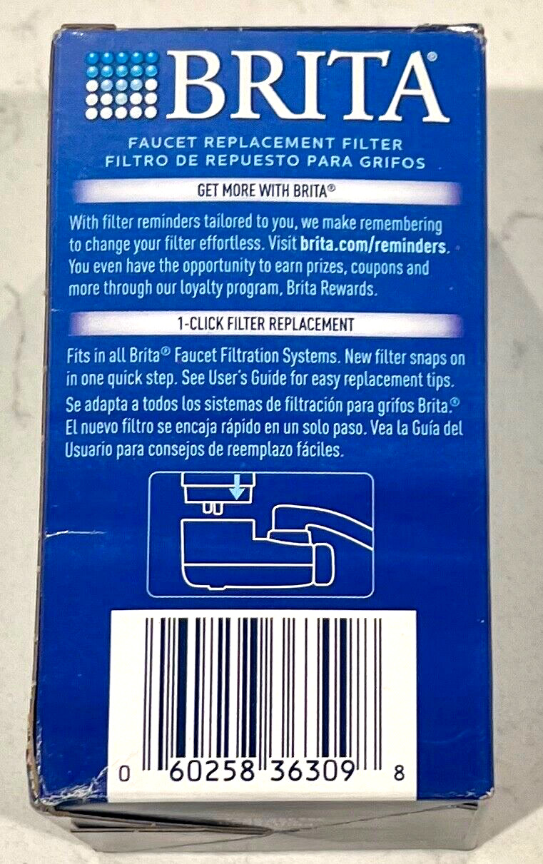 Brita Filtration Systems Water Fits All Faucet Replacement Last 4 Months