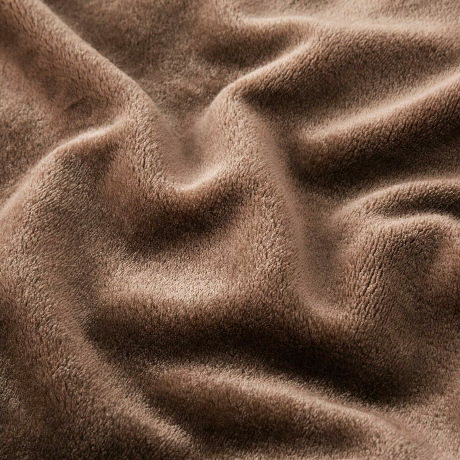 Large Plush Fleece Throw Super Soft Reversible Twin Queen Size Sofa Bed Blankets