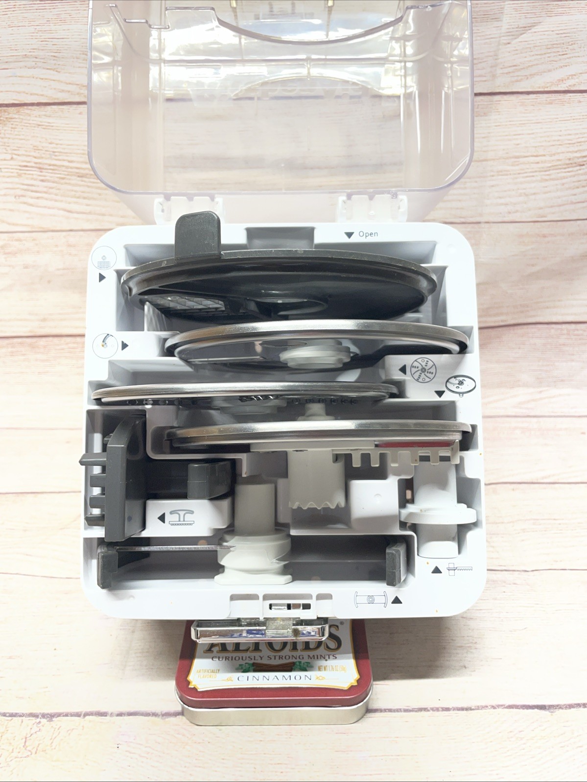 KitchenAid KSM2FPA Food Processor Attachments Blades Replacement w/Storage Case