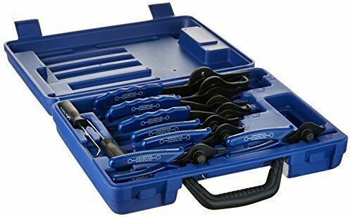 11pc CAL-HAWK SNAP RING PLIER SET USE ON INTERNAL/EXTERNAL RINGS BLUE CASE