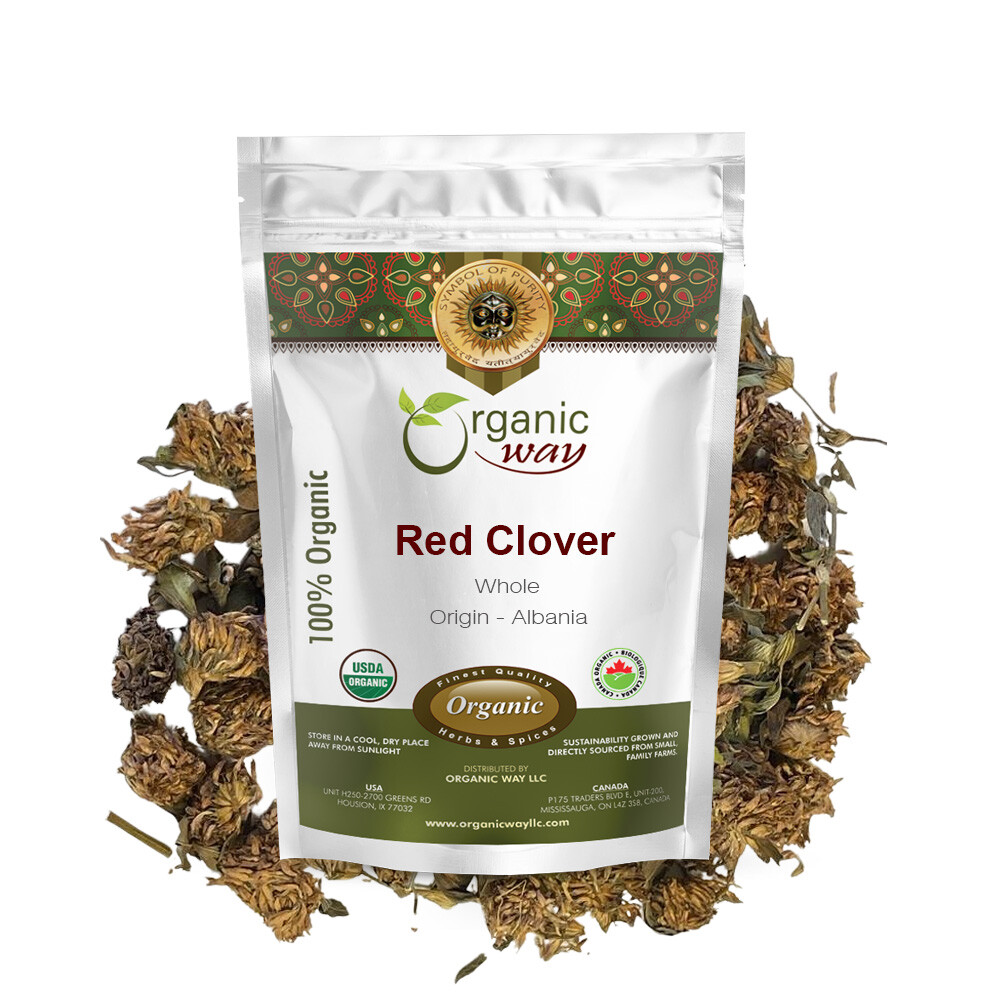 Organic Way Red Clover Blossoms Dried Whole – Herbal Tea | European Wild-Harvest