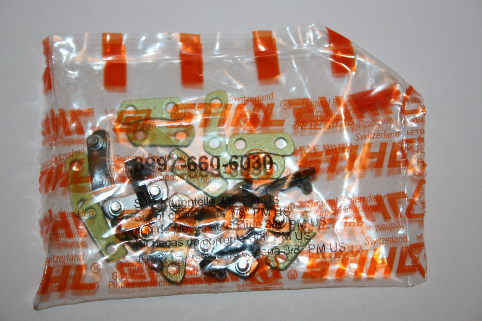 10 Pack PICCO STIHL PS 3/8 sawchain Links Preset straps -chain Repair