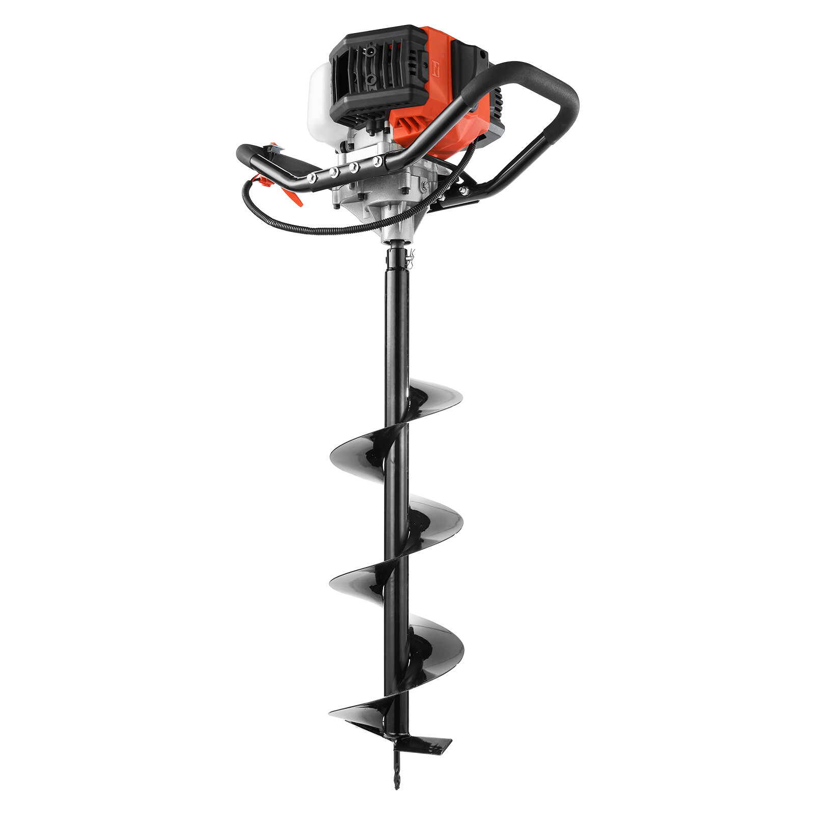 Post Hole Digger 43cc Gas Powered Earth Digger with 8″ Auger Drill Bit