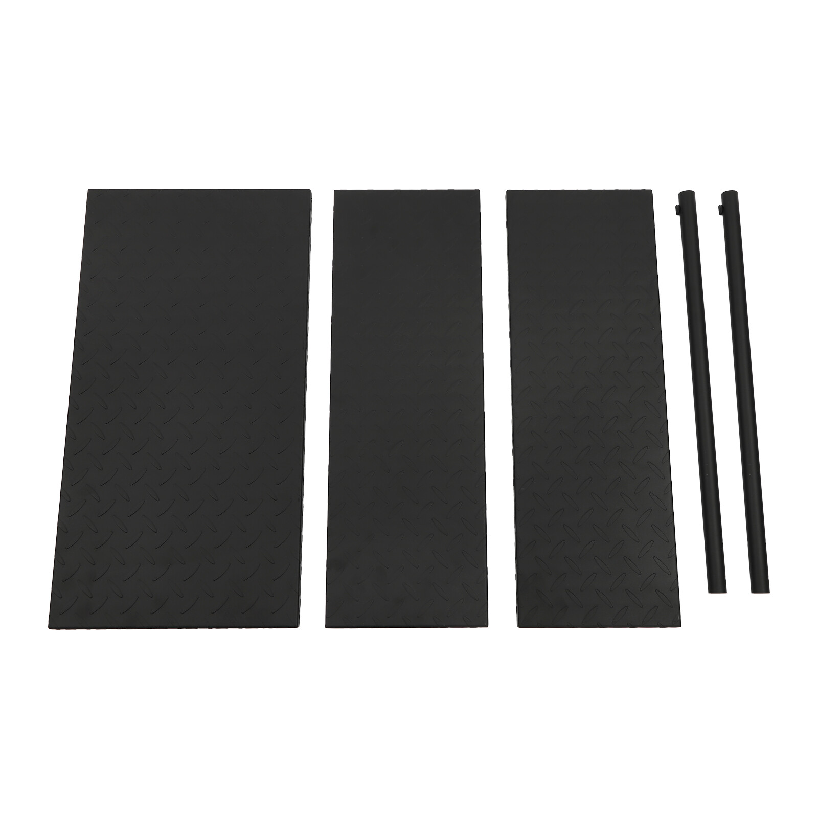 3-Step RV Steps with Handrail 450lbs RV Stairs Mobile Stairs for Hot Tub Pool