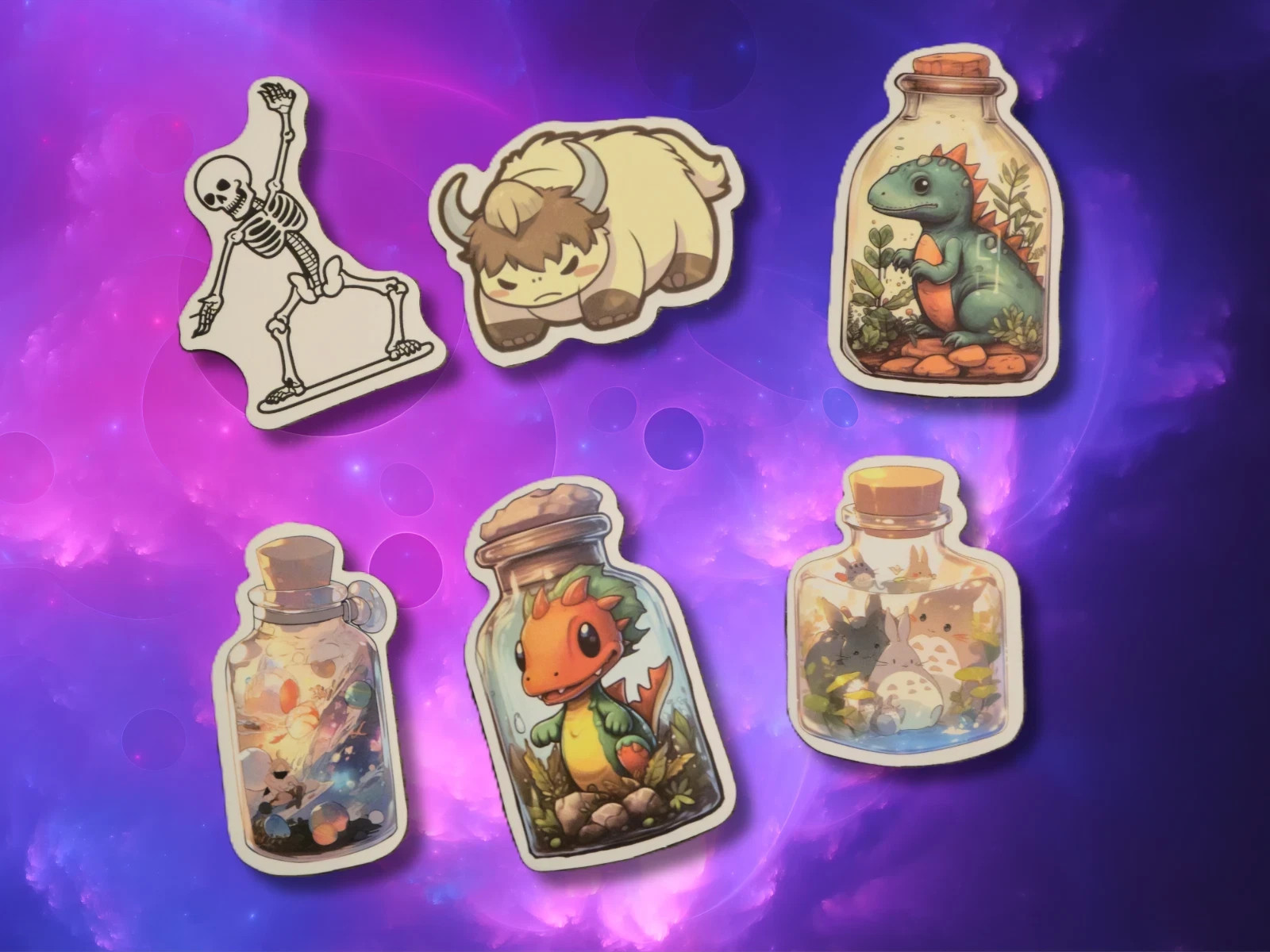 Miscellaneous Sticker Bundle (x6)
