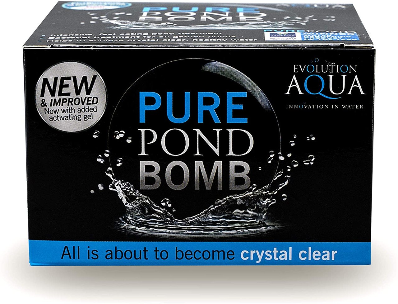 Evolution Aqua Pure Pond Bomb 2 Pack Water Clarity Pond Bomb Gell Ball