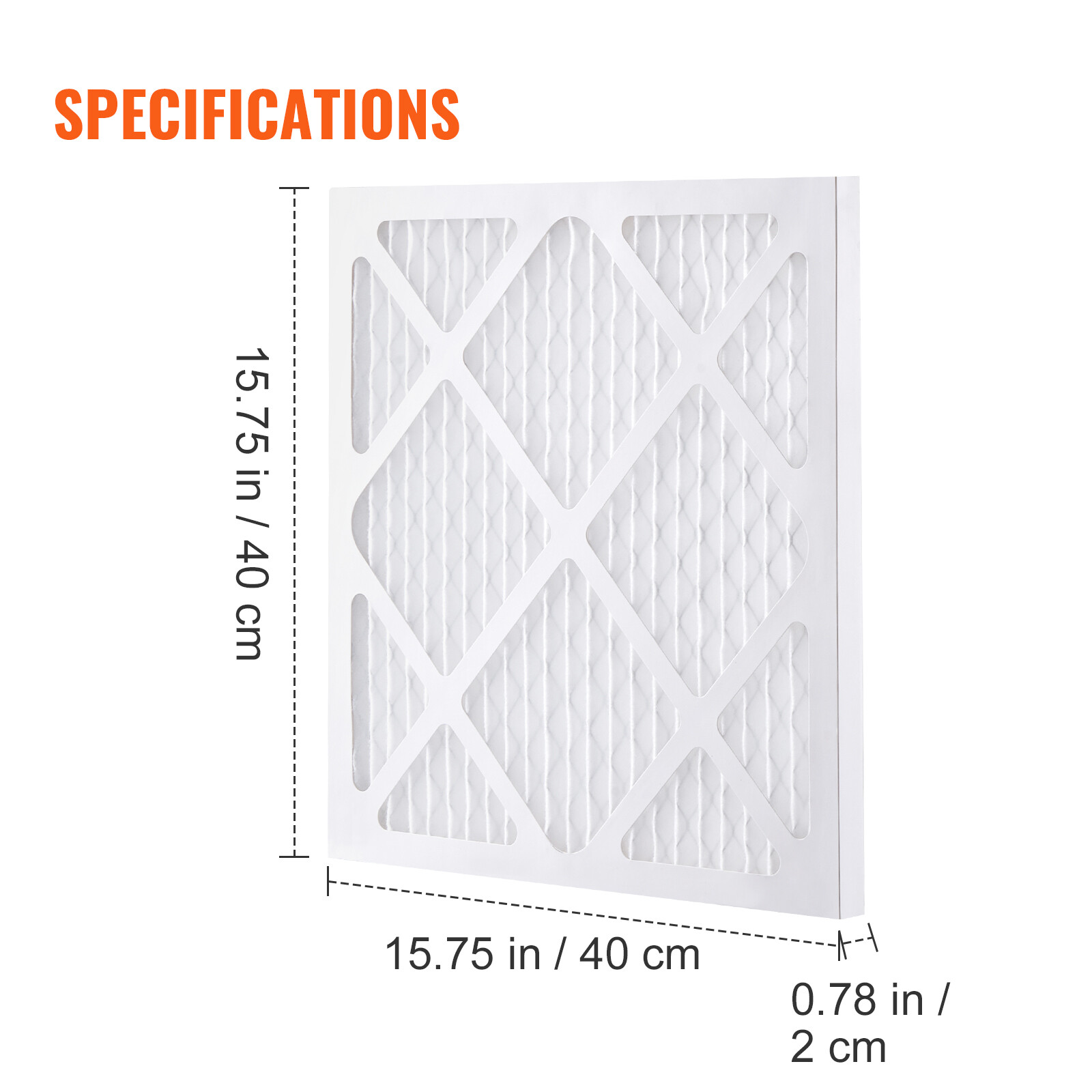 5 Pack Active Carbon Pre Filter Replacement Stage 1 VEVOR Air Scrubber & BlueDri