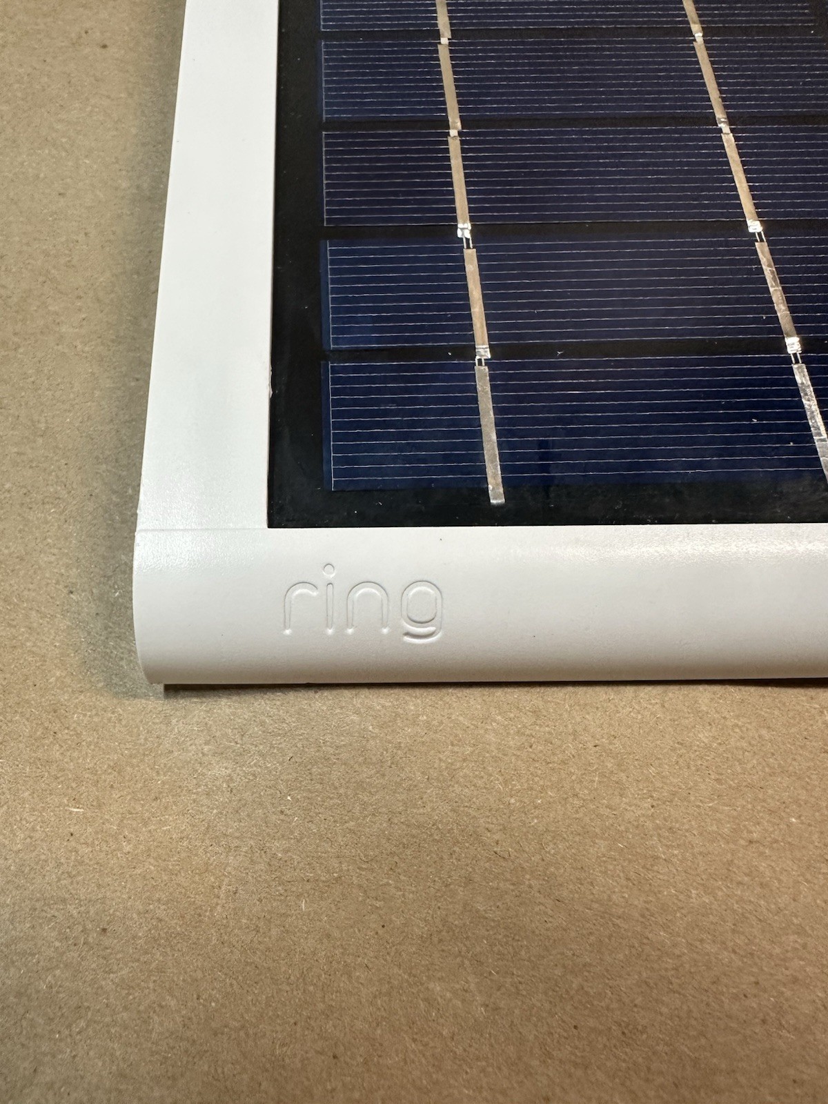 4X Ring Solar Panel for Ring Spotlight Cam Battery/Stick Up Cam Battery – White