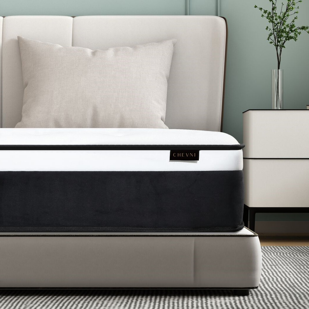 12/14 Inch Mattress Hybrid Memory Foam Bed in A Box, Twin Full Queen King Size