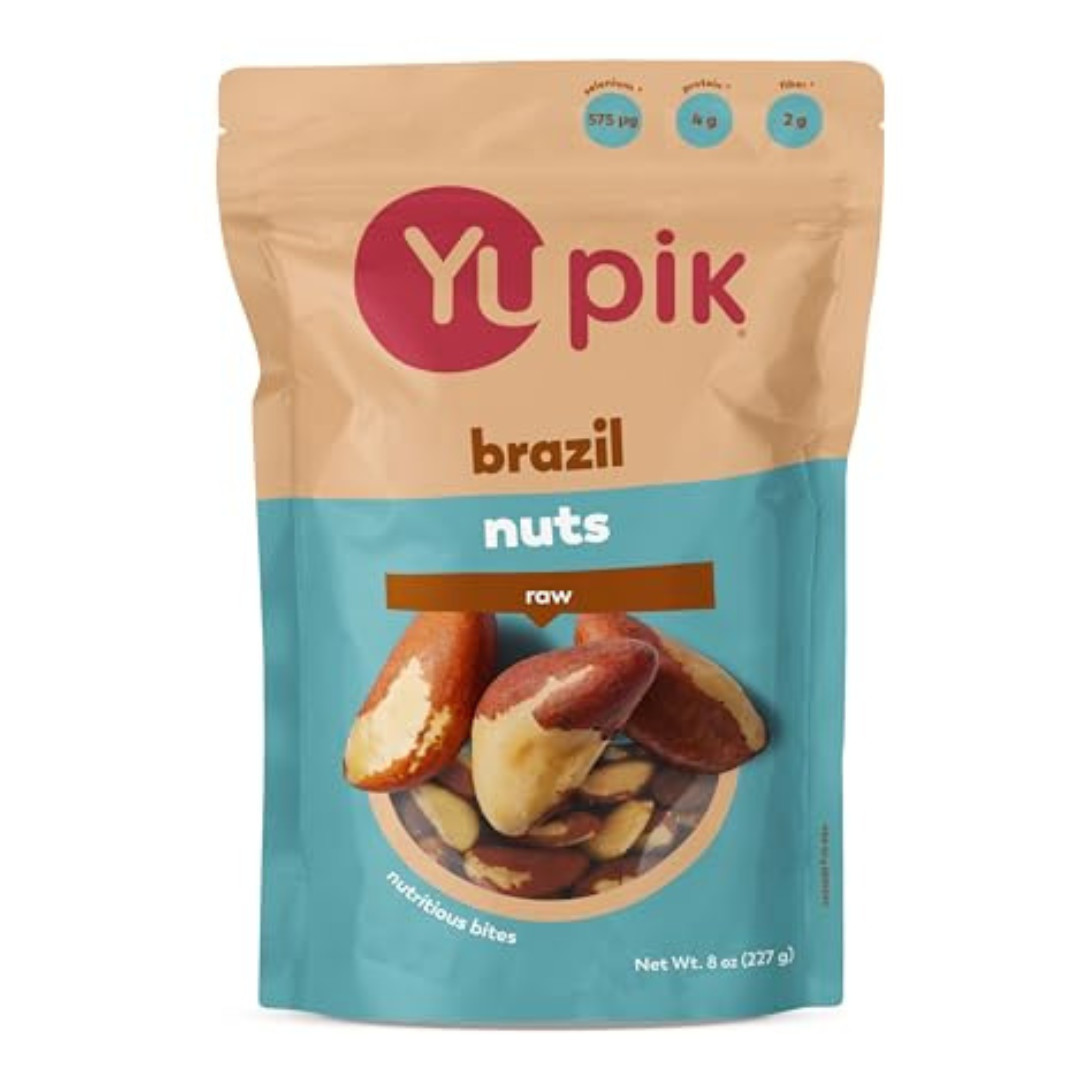 Raw Brazil Nuts, 8 Oz, Gluten-Free, Kosher, Shelled, Unsalted, Unroasted, Raw Nu