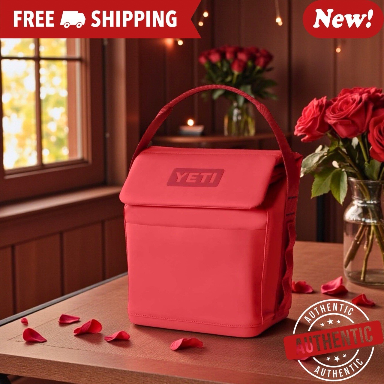 YETI Daytrip 6L Insulated Lunch Bag, Rescued Red