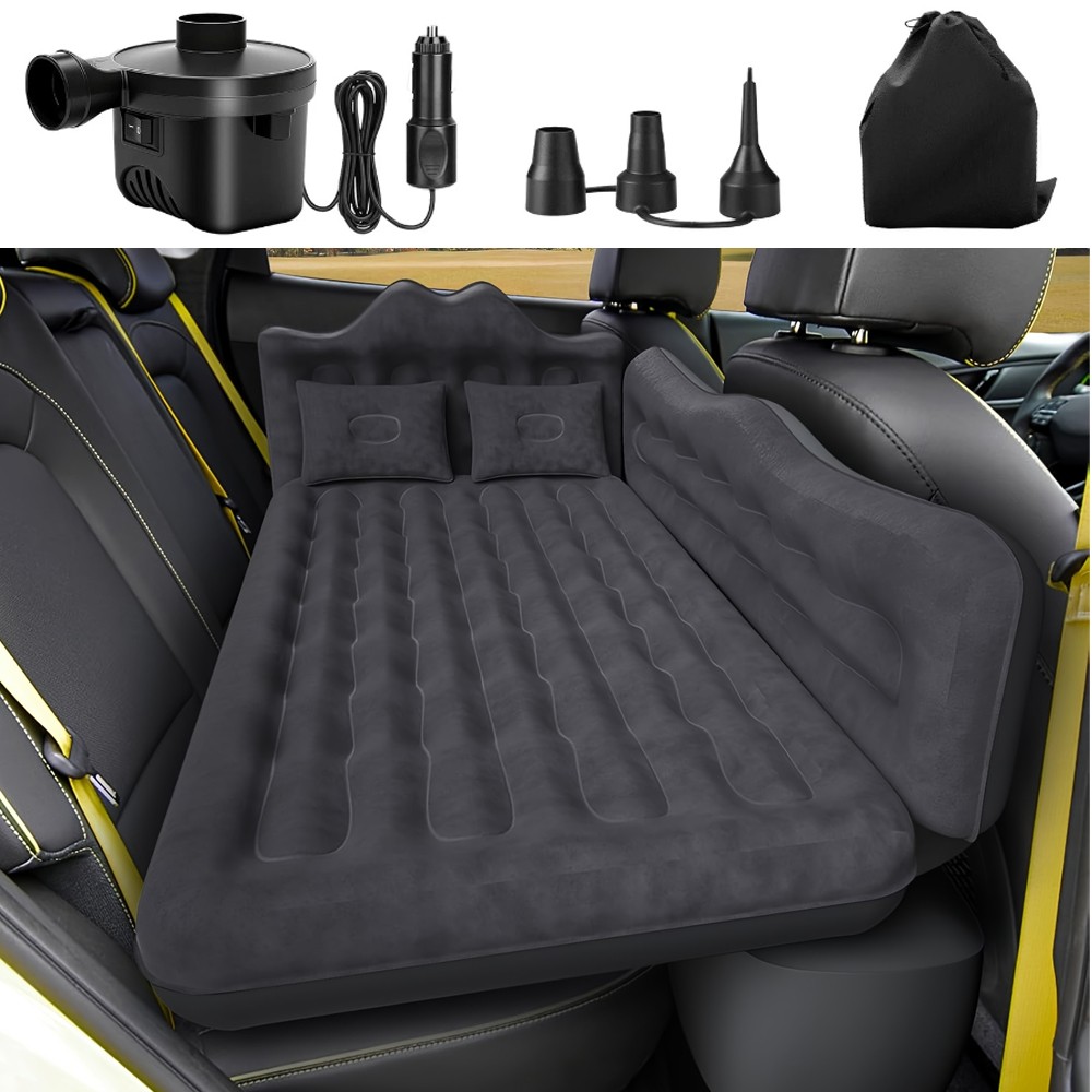 Car Mattress Non-Inflatable Car Back Seat Folding Bed Mattress for Car Traveling