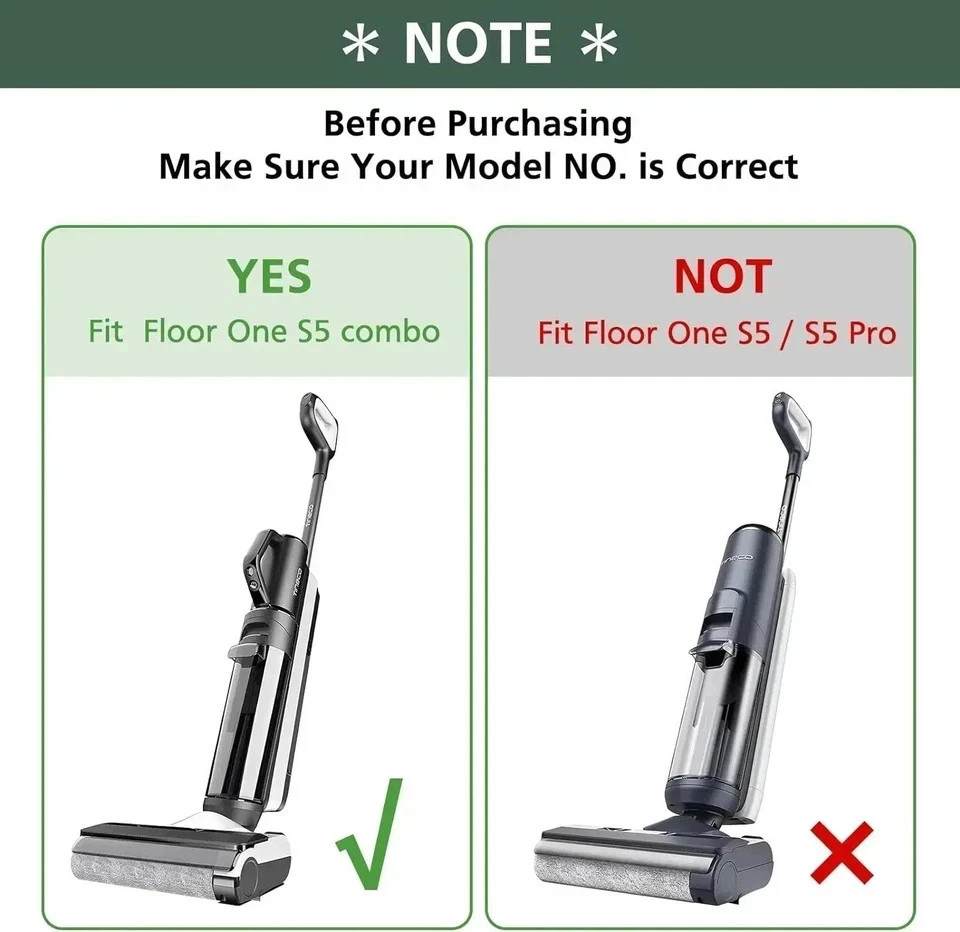 Tineco Floor ONE S5 Combo Replacement Brush Roller & HEPA Filter Accessories