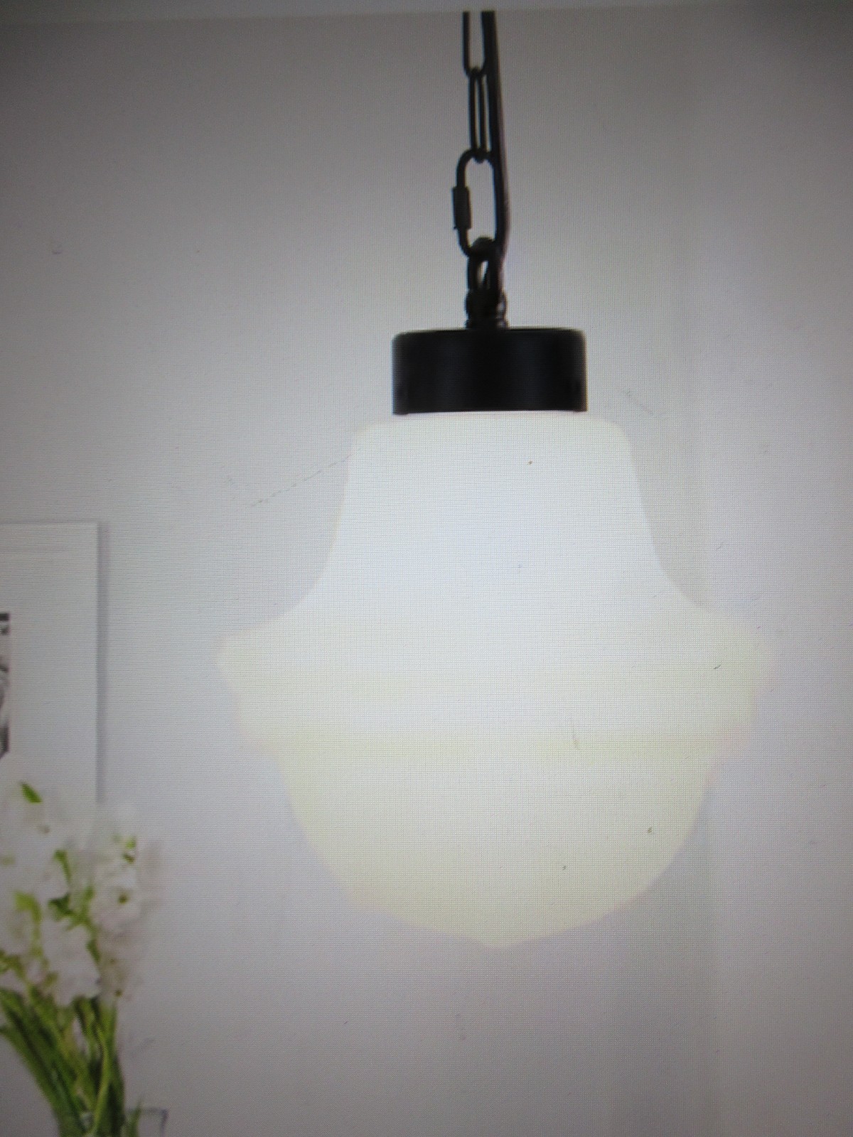 LWYTJO Myrtis 8.26 in. 1-Light Black Schoolhouse Metal Pendant Light