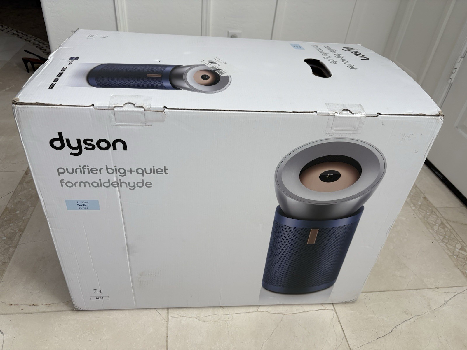 Dyson Purifier Big+Quiet Formaldehyde BP03 (Nickel/Prussian Blue) – NEW IN BOX