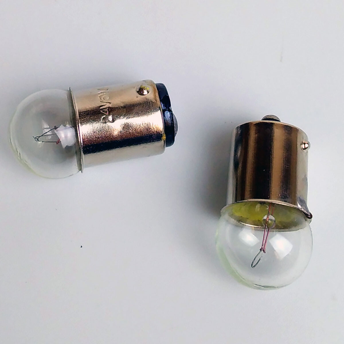 BA15s Bayonet Indicator Light Bulb Lamp Single/Double Contact 12V 24V 5W 10W