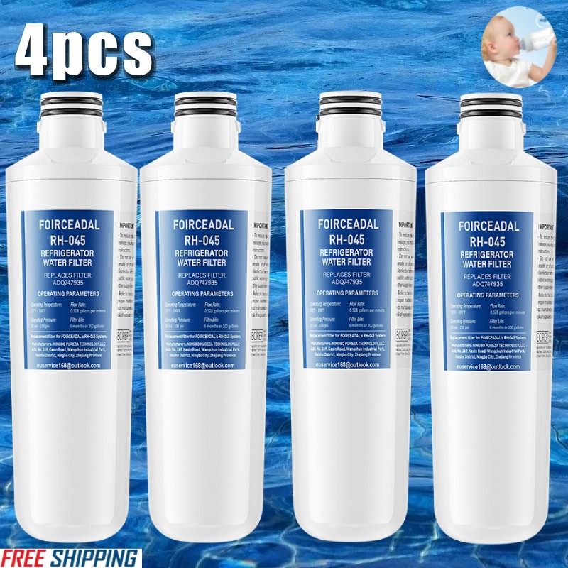4X FOR LG LT1000P Refresh Refrigerator Ice Water Filter ADQ747935 GF-D706BSL