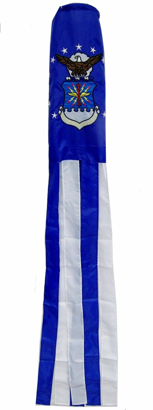 60″ Embroidered USAF U.S. Air Force 100% Polyester Wind Sock W/Grommets